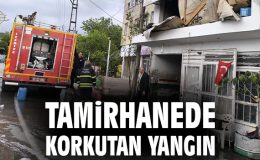 Dörtyol’da Motosiklet Atölyesinde Yangın Çıktı!