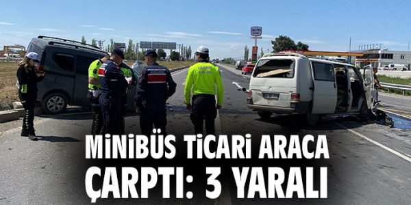 Aksaray’da Trafik Kazası: 3 Yaralı!