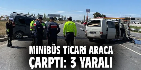 Aksaray’da Trafik Kazası: 3 Yaralı!