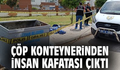 Çöp Konteynerinde Korkunç Buluntu: Kafatası!
