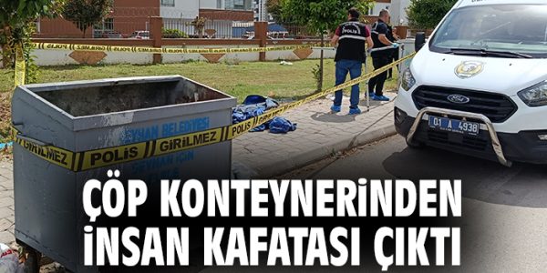 Çöp Konteynerinde Korkunç Buluntu: Kafatası!