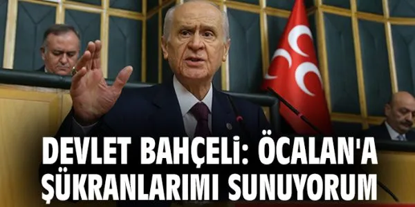 Bahçeli’den Tarihi Açıklama: PKK Feshi!