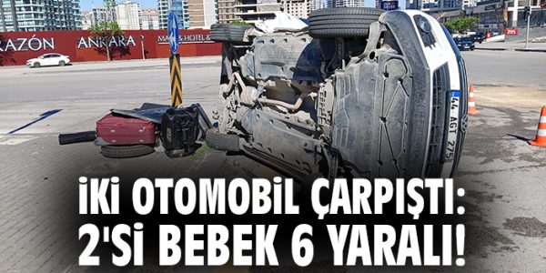 Keçiören’de Kafa Kafaya Çarpışma: 6 Yaralı!