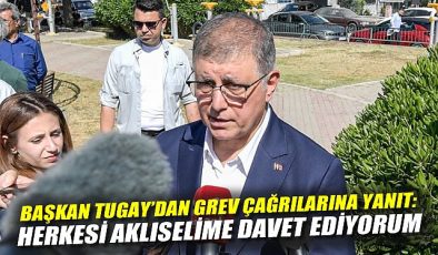 Başkan Tugay: Grev tehdidi bütçeyi zora sokar!