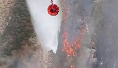 Foça’da Tarım Arazisinde Yangın Paniği!