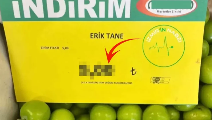 İzmir’de Eriğin Tanesine 5 TL Şoku!