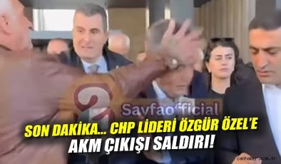 Özgür Özel’e Yumruklu Saldırı: Saldıgan Gözaltında!
