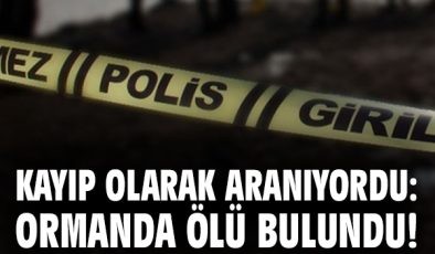 Kayıp Şahsın Cansız Bedeni Ormanlıkta Bulundu