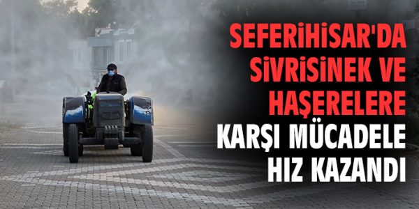 Seferihisar’da Sivrisinekle Mücadele Başladı!
