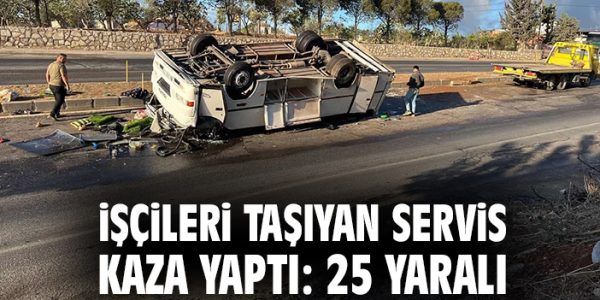 Midibüs Takla Attı: 25 Tarım İşçisi Yaralı!