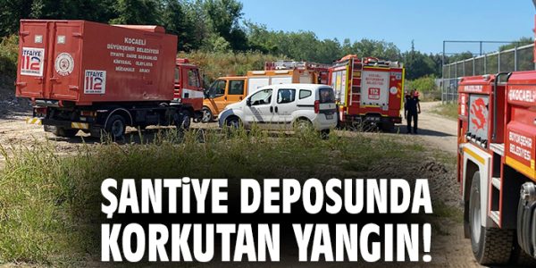 Kartepe’de Şantiyede Yangın: Başarılı Müdahale!