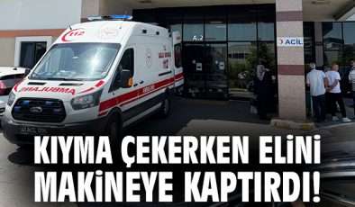 Genç Kadın Kıyma Makinesine Elden Oldu!