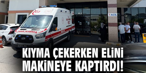 Genç Kadın Kıyma Makinesine Elden Oldu!