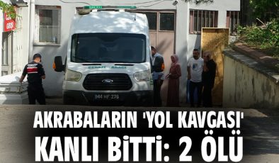 Akşamüstü Tartışması Kanlı Bitti: 1 Ölü