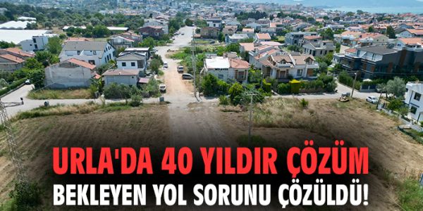 Urla’da İnönü Caddesi Nihayet Açıldı!