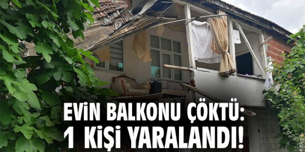 Balkon Çöktü: Kadın Hastaneye Kaldırıldı!