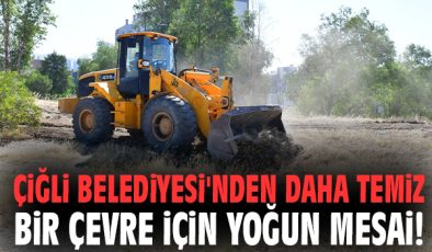 Çiğli’de Yeşil Alanlar İçin Ot Biçme Seferberliği!