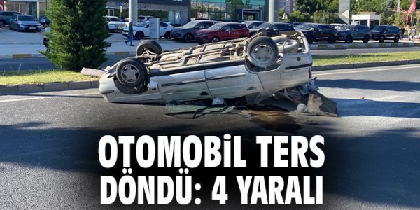 Beton Mikseri ile Otomobil Çarpıştı: 4 Yaralı!