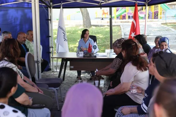 Başkan Kınay’ın Ofisi Barış Mahallesi’ndeydi