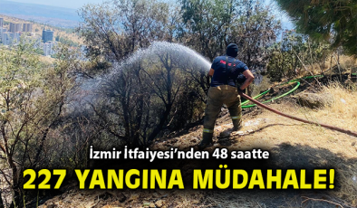 İzmir’de Yangınlarla Mücadele Sürüyor!