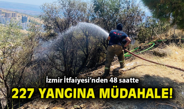 İzmir’de Yangınlarla Mücadele Sürüyor!