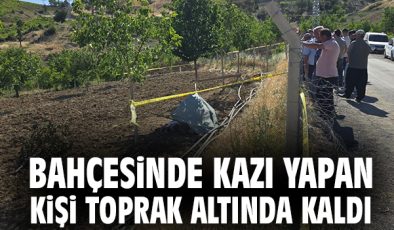 Toprak Altında Kalan Adam Hayatını Kaybetti