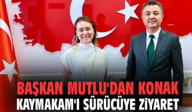 Yeni Kaymakam Sürücü’ye Başkan Mutlu’dan Ziyaret