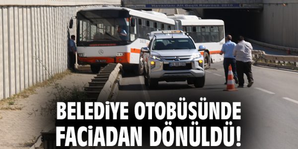 Otobüs Kazası Trafiği Felç Etti, Şoför Çaresiz!