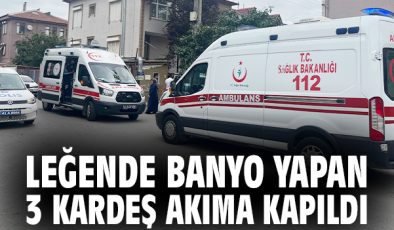 İzmit’te 3 Kardeş Akıma Kapıldı, Hastaneye Sevk!