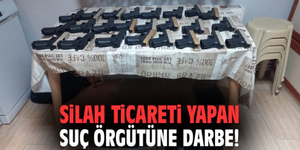 Yasa Dışı Silah Ticareti Çökertildi: 9 Tutuklama!