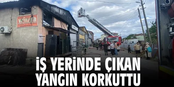 Cami Balkon İşletmesinde Yangın Panik Yarattı!