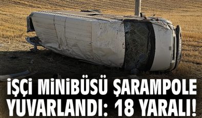 Bismil’de Tarım İşçilerini Taşıyan Minibüs Kazası
