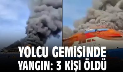Endonezya’da Yolcu Gemisinde Yangın: 3 Ölü!