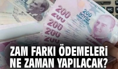 Emeklilere 12 Milyar Lira Zam Farkı Ödemesi!
