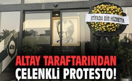 Altay Taraftarı Yönetimi Protesto Etti!
