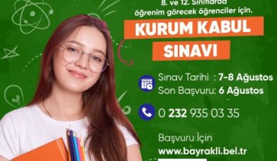 Bayraklı Belediyesi eğitim kurumu için sınav yapacak