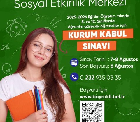 Bayraklı Belediyesi eğitim kurumu için sınav yapacak