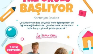Bayraklı’da yaz okulu atölyeleri başlıyor