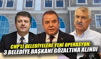 Belediye Başkanlarına Rüşvet Gözaltısı Şoku!