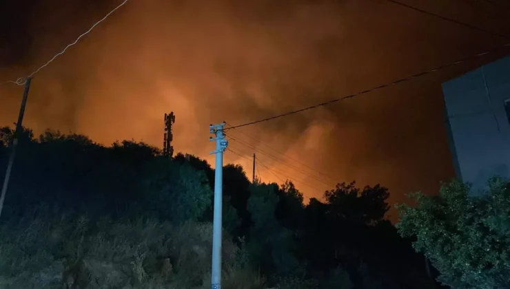 İzmir’de Alevler Ürkmez Mahallesi’ni Tehdit Ediyor!