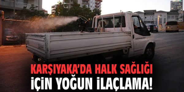 Karşıyaka’da Haşereyle Mücadele Hız Kesmeden Devam Ediyor!