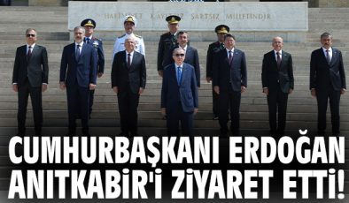 Erdoğan’dan Anıtkabir’de Tarihi Mesaj!