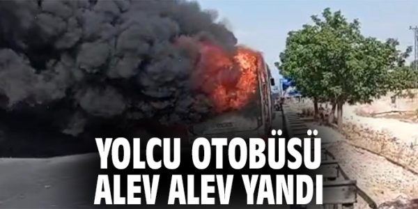 Otobüste Yangın! Yolcular Tahliye Edildi