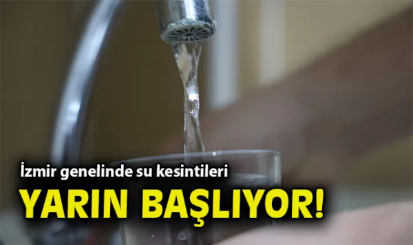 İzmir’de Kuraklık: Kısmi Su Kesintileri Başlıyor!