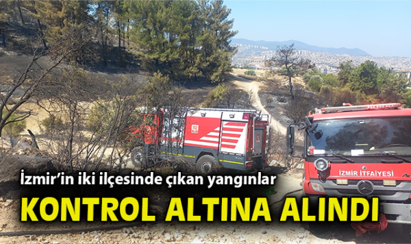İzmir’de Orman Yangınları Kontrol Altına Alındı!