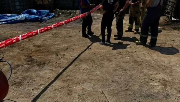 Kaçak Akaryakıt Alanında Patlama: 1 Yaralı!