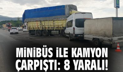 Tokat’ta Fındık İşçilerini Taşıyan Minibüs Kazası