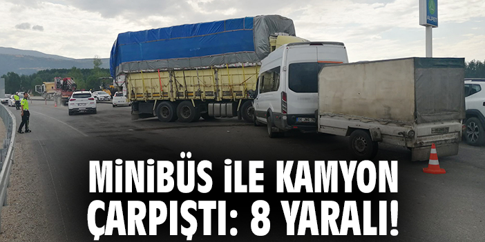 Tokat’ta Fındık İşçilerini Taşıyan Minibüs Kazası