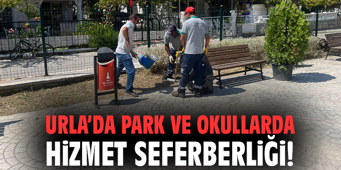 Urla Belediyesi’nden Yaşanabilir İlçe İçi Seferberlik