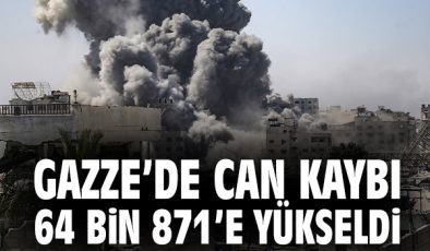 Gazze’de Can Kaybı Artıyor: 64 Bin 871 Ölü!